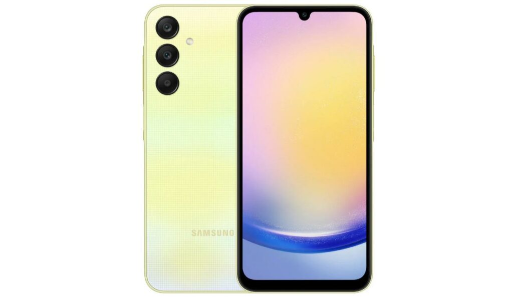 泄露的渲染图证实了三星Samsung Galaxy A25的规格和设计