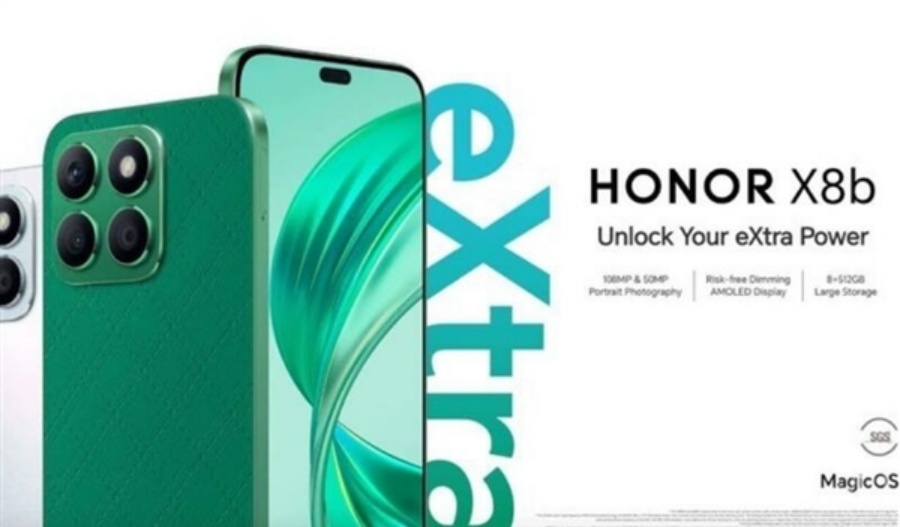 Honor X8b正式在沙特发布 采用6.7英寸AMOLED显示屏