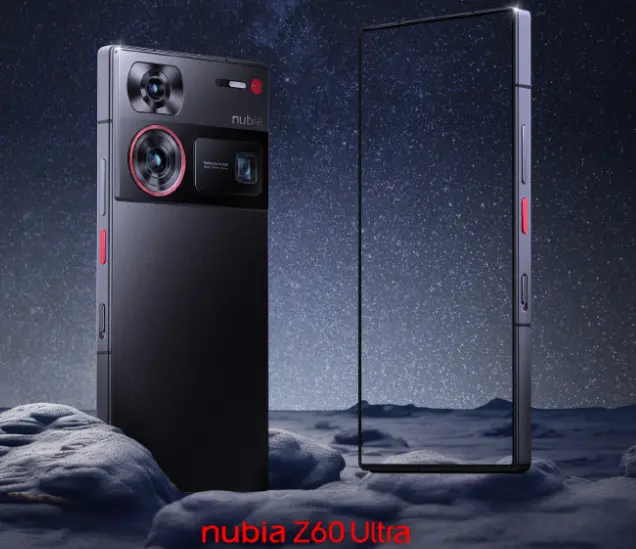 努比亚 Z60 Ultra：首发 IP68 屏下前摄、骁龙 8 Gen 3 处理器