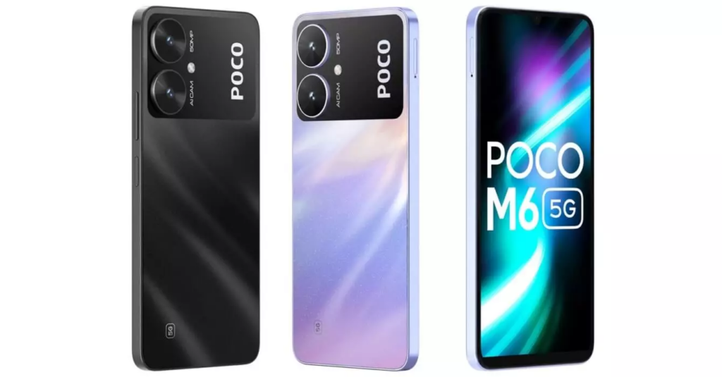 POCO M6 5G 在印度发布，售价从10,499卢比起