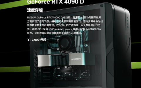 英伟达发布RTX 4090 D显卡，性能卓越，售价12999元（折合1831.74美元）