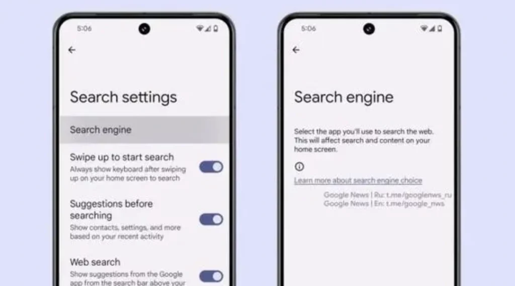 Google 谷歌Pixel手机Android 14更新曝出隐藏功能  允许更改默认搜索引擎