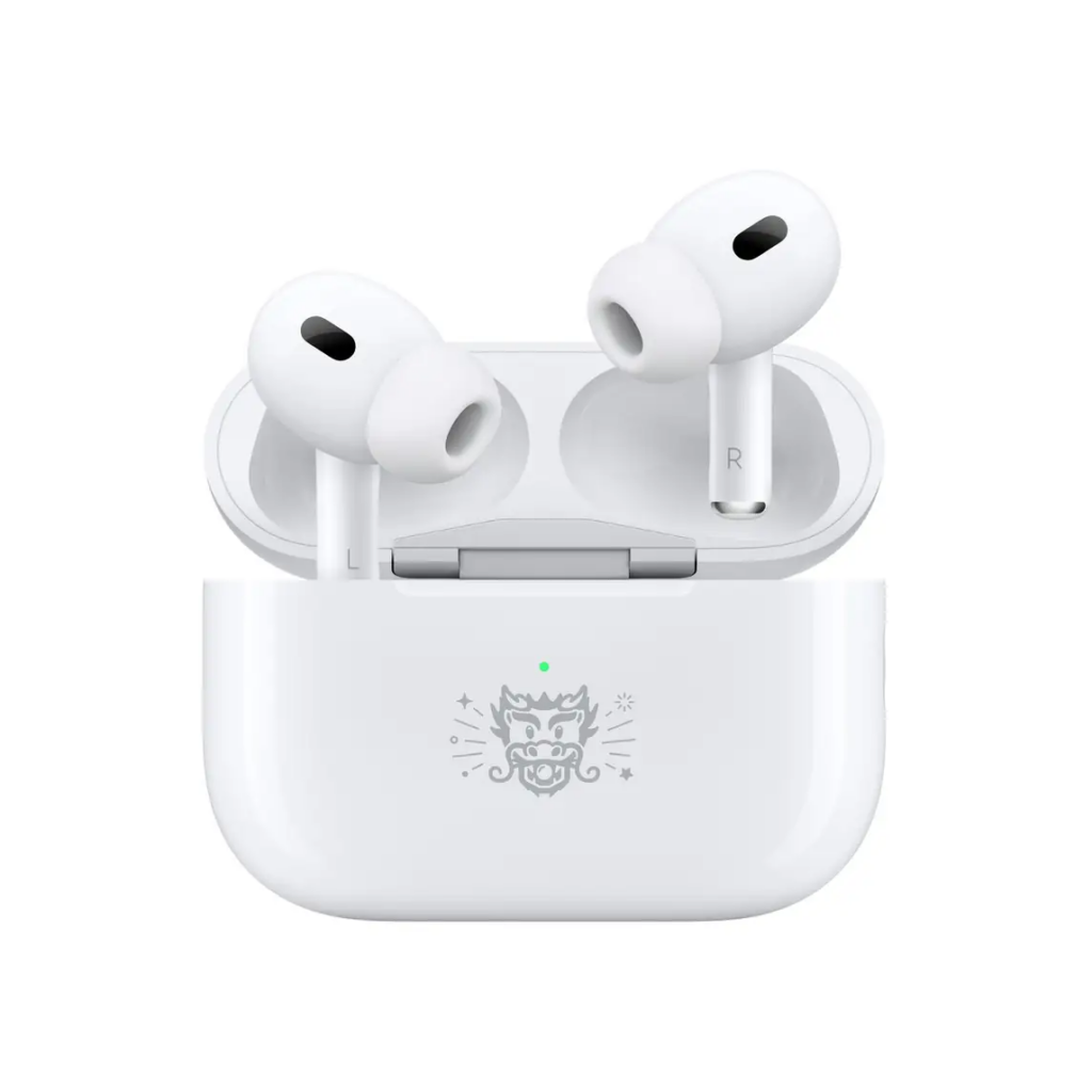 苹果推出第二代 AirPods Pro 龙年特别款，充电盒精致镌刻龙头表情符号