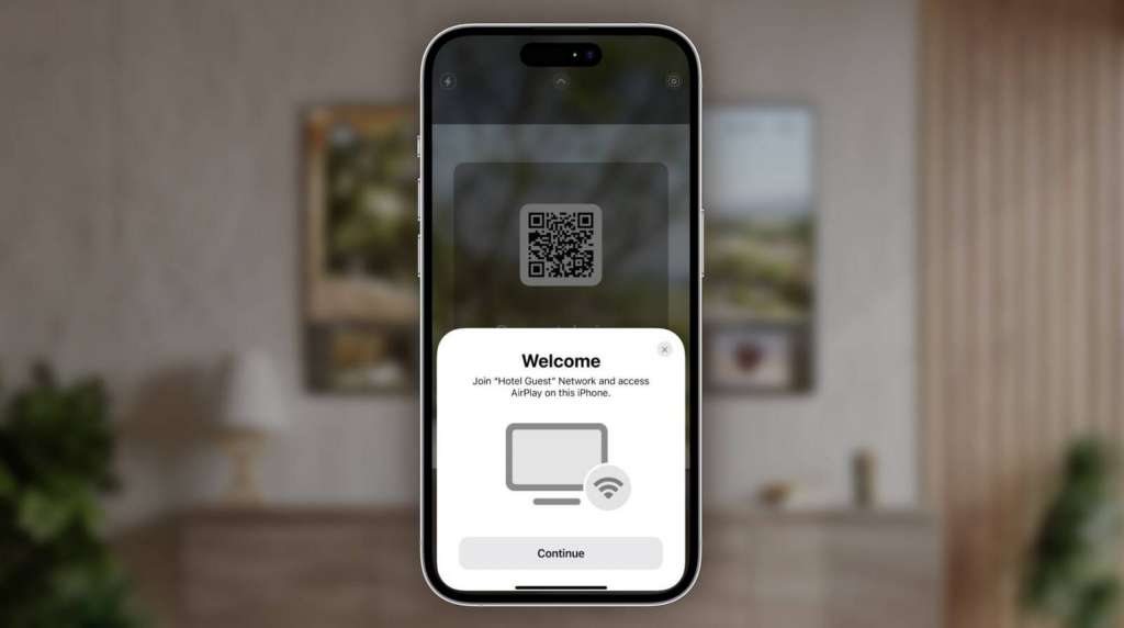苹果iOS 17.3版本允许iPhone通过AirPlay连接部分酒店客房电视
