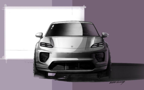 保时捷即将发布全新纯电动 Macan SUV