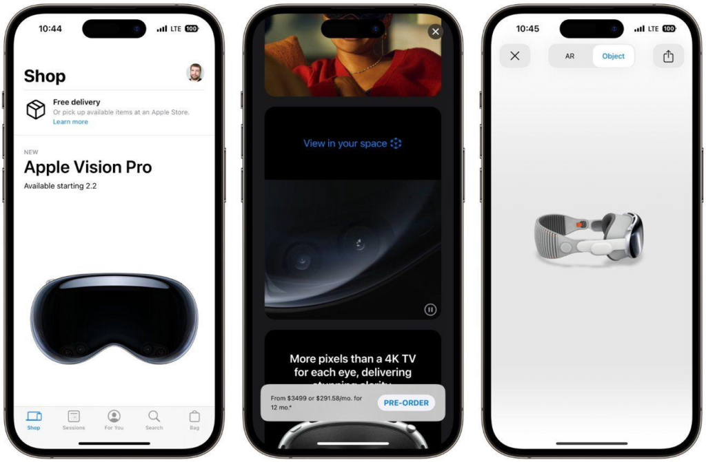 苹果更新 Apple Store 应用，用户可云端体验 Vision Pro 头显