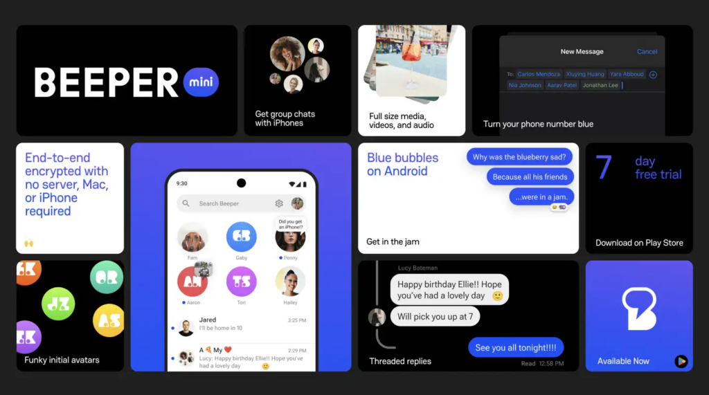 Beeper Mini宣布放弃支持苹果iMessage功能，转型为独立聊天应用