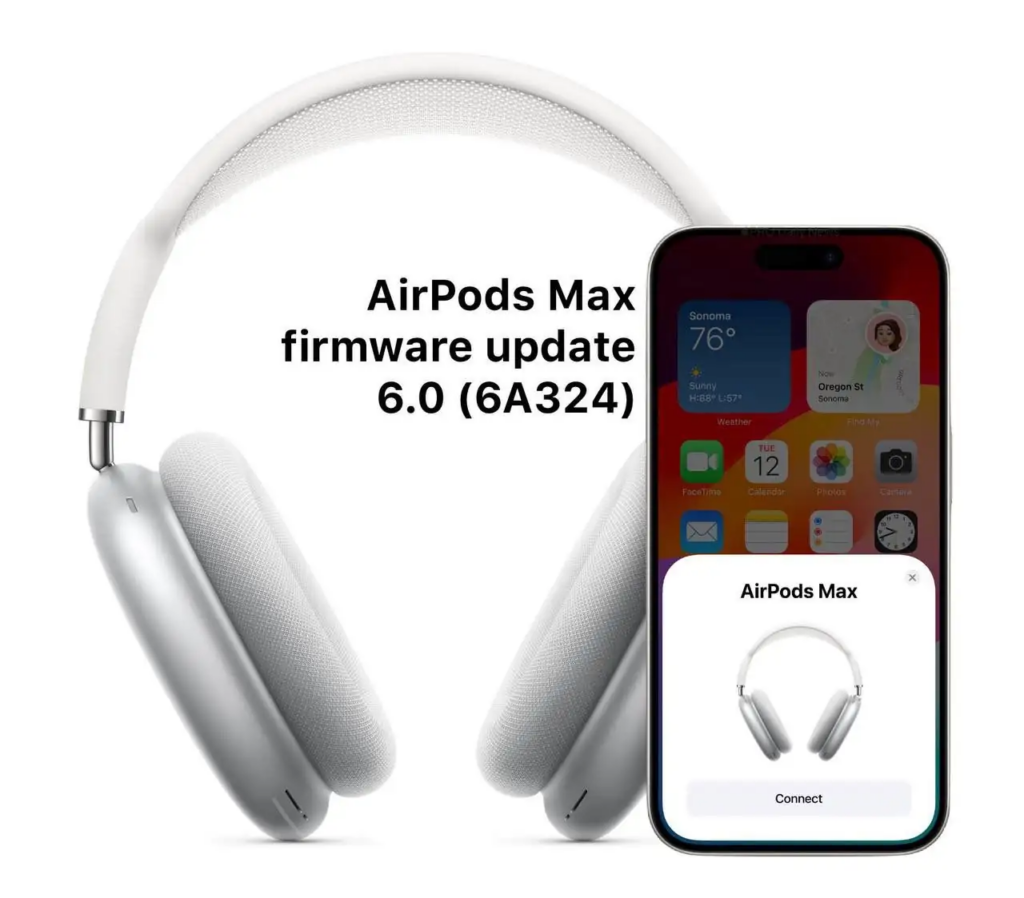 苹果发布AirPods Max耳机新固件6A324，可能包含错误修复和其他改进
