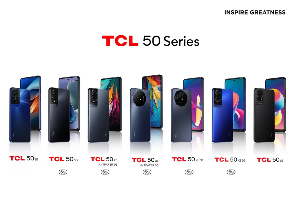 TCL 首次将其纸张般的智能手机显示屏引入美国