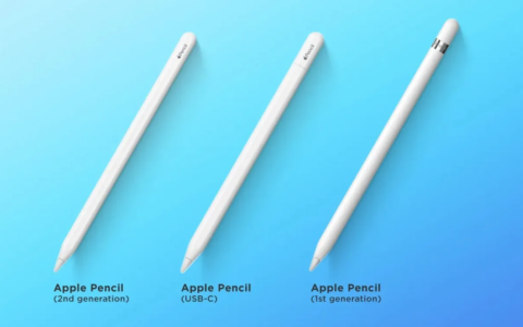 Apple Pencil USB-C、Apple Pencil 2和Apple Pencil 1：有何不同？