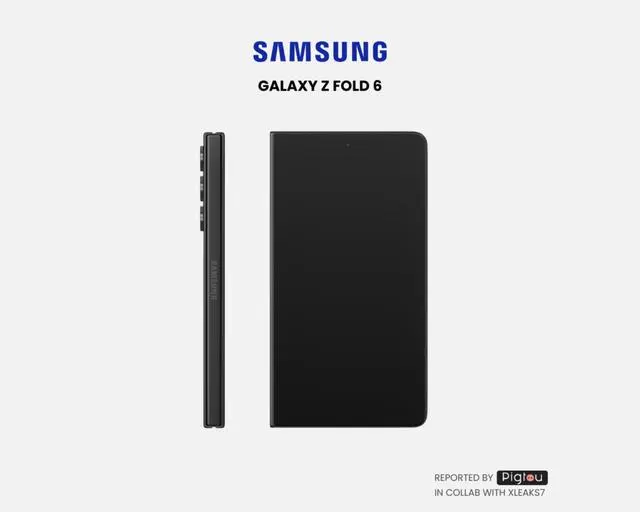 三星Samsung Galaxy Z Fold6或将采用垂直中框设计、屏幕R角变直