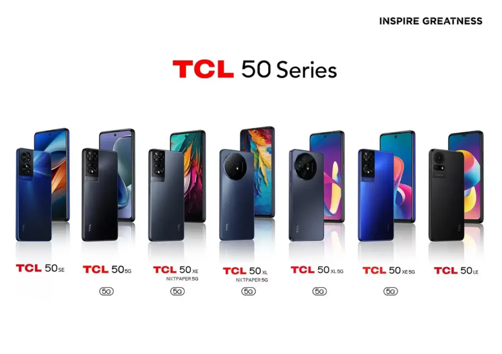 MWC 2024：TCL发布TCL 50系列手机与多款平板，首次搭载“未来纸”3.0技术