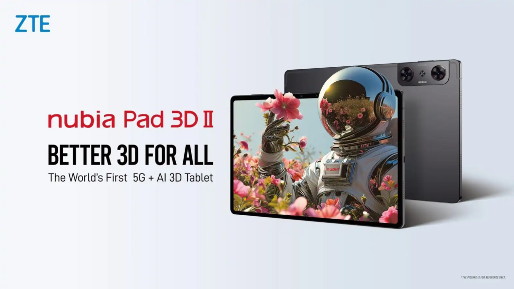 MWC 2024：努比亚nubia Pad 3D II亮相，号称“首款5G+AI裸眼3D平板”