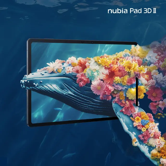 MWC 2024：努比亚nubia Pad 3D II亮相，号称“首款5G+AI裸眼3D平板”