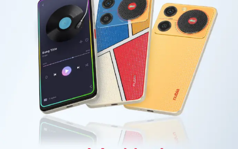 MWC 2024：努比亚发布nubia Music音乐手机，特色大圆盘扬声器、双耳机孔，售价149美元