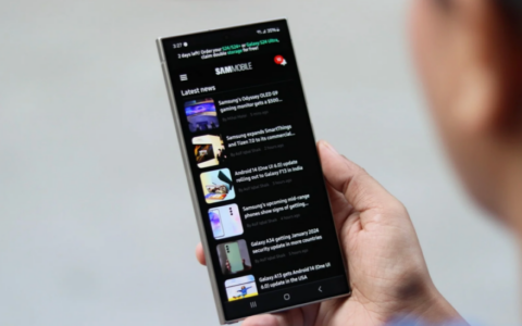 SamMobile宣布支持Galaxy S24“为您推荐的新闻”栏目