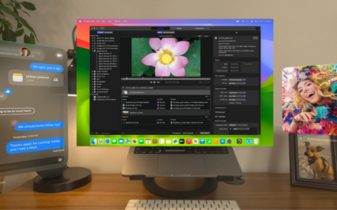 苹果 Vision Pro 头显内部测试显示可扩展多个 Mac 显示屏