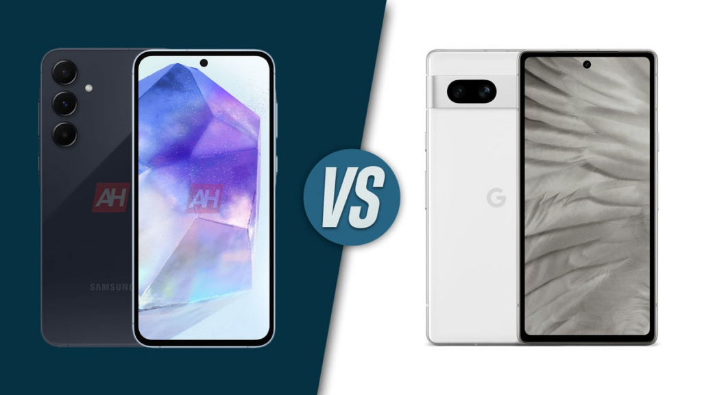 Galaxy A55 VS Pixel 7a：价格实惠，高性价比的对决