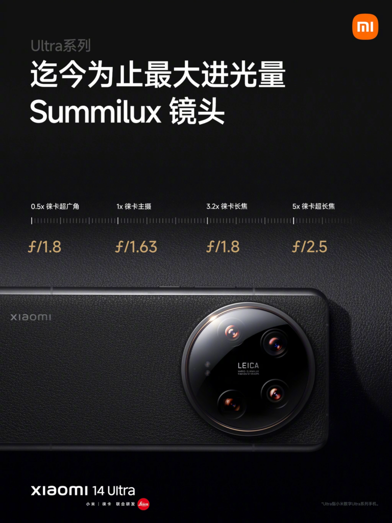 小米 14 Ultra 正式发布：高通骁龙 8 Gen3、双向卫星通讯，开创摄影新纪元