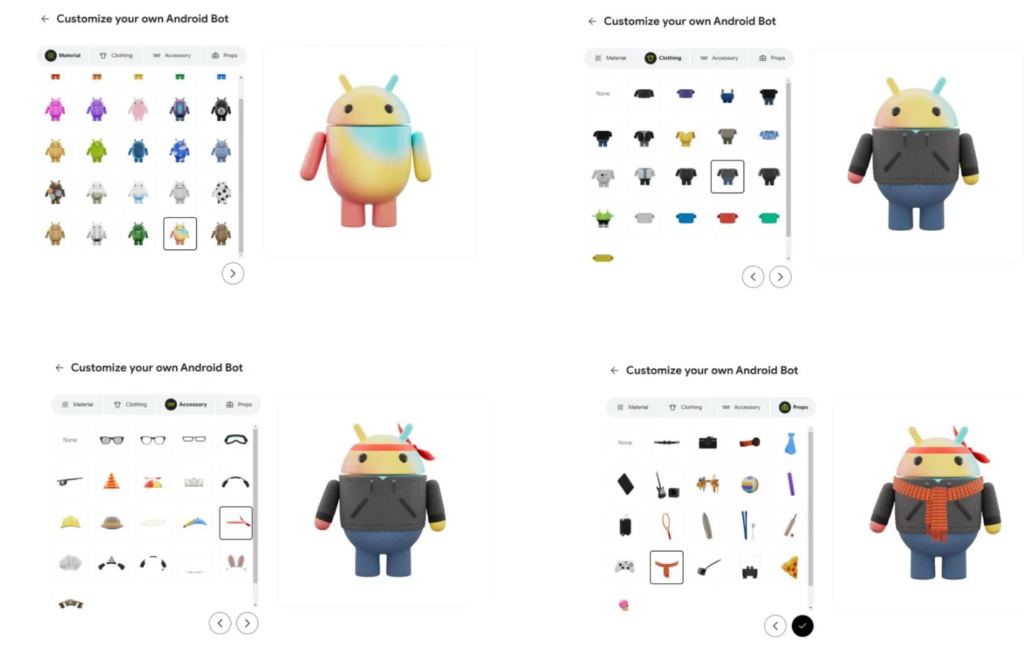 谷歌推出全新Android Bot建造工具，让你自定义吉祥物