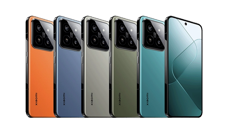 小米 14 / Pro 系列手机推出小米汽车 SU7 同款限定色：雅灰、流星蓝、熔岩橙