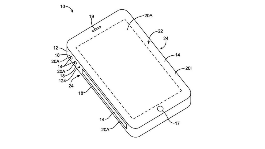 苹果iPhone新专利：侧面触控显示屏取代物理按键