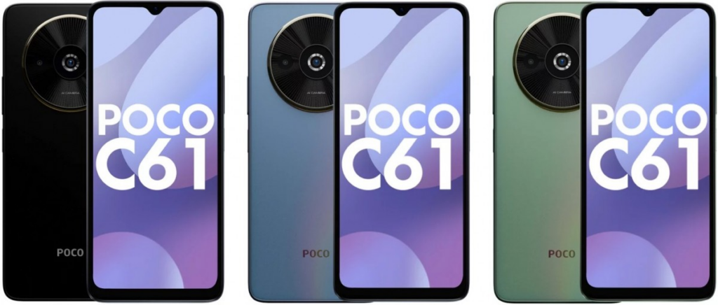 Poco C61规格、价格和渲染图曝光