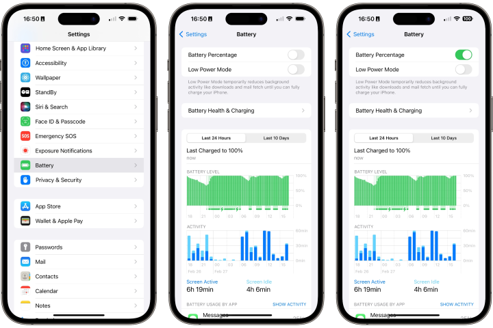 iOS 17：如何在iPhone上显示电池百分比