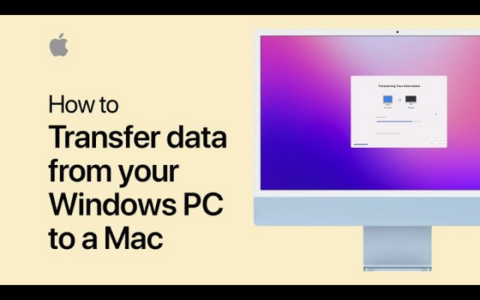 苹果发布新版 Windows 迁移助手，帮助用户迁移至 macOS Sonoma 14.4