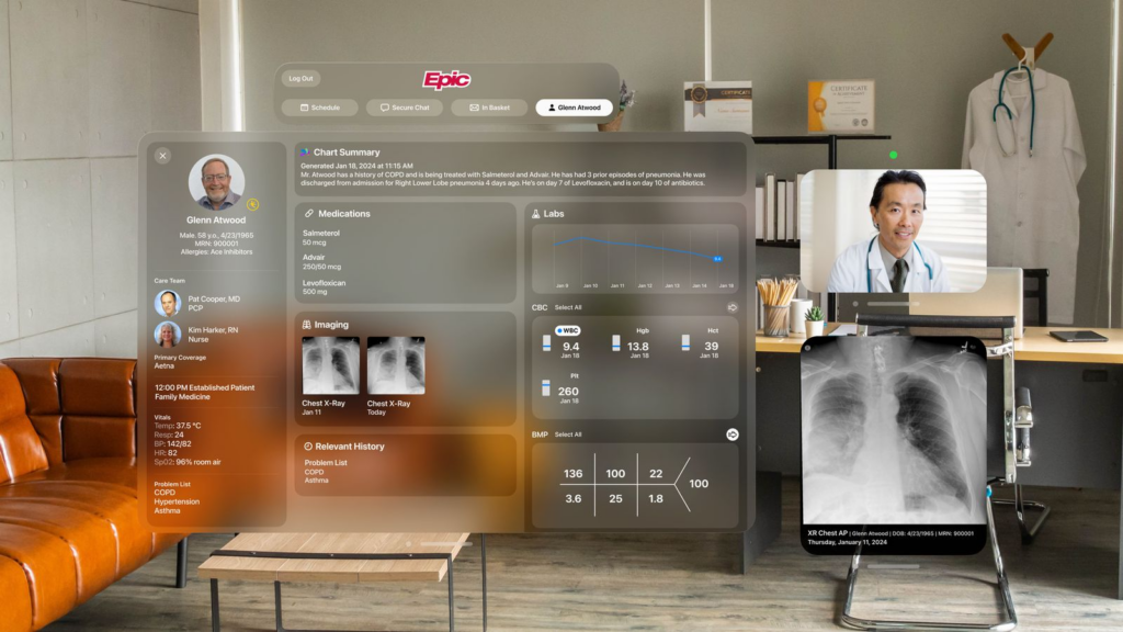 Apple 展示Vision Pro在医疗领域的广泛应用