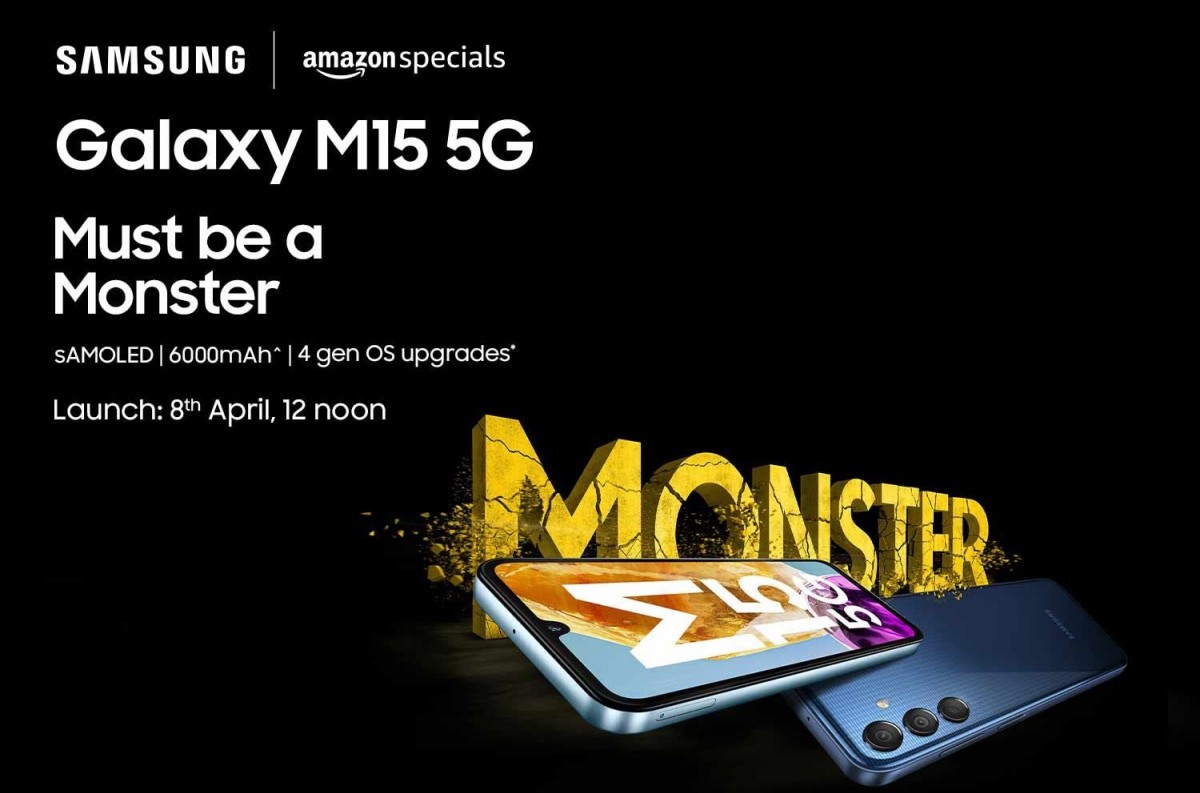三星 Galaxy M15 5G 和 M55 5G 将于 4 月 8 日在印度推出