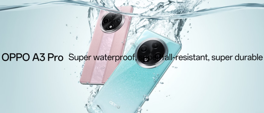 Oppo A3 Pro：突破性的防水性能