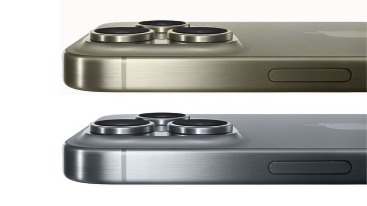 iPhone 16 Pro 渲染图曝光，有沙漠钛金和钛金灰两种颜色选择。