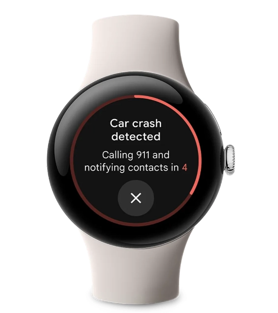 跟上苹果 Apple Watch，谷歌 Pixel Watch 2 智能手表新增车祸检测功能