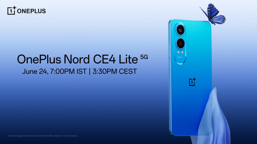 OnePlus Nord CE 4 Lite 5G 预计将于 6 月 24 日发布