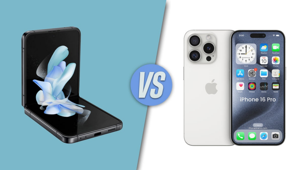 Galaxy Z Flip 6 vs iPhone 16 Pro：比较难以对比的对手