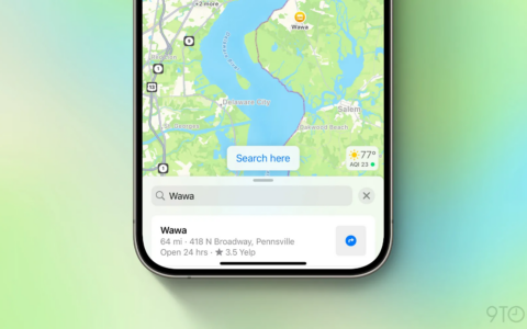 苹果 iOS 18 地图应用引入“在此搜索”按钮：指定地点搜索周边设施、餐馆等