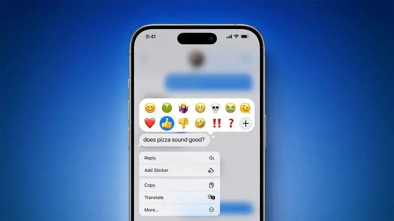 数百种任你用，时隔 8 年苹果 iOS 18 终于扩充 iMessages 反应 Emoji：不再只有 6 种