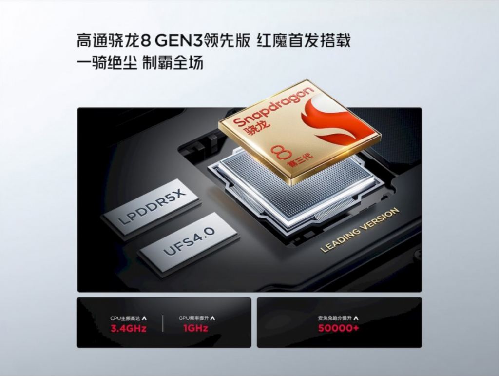 Red Magic 9S Pro 和 9S Pro+ 配备超频 SD 8 Gen 3，散热性能增强