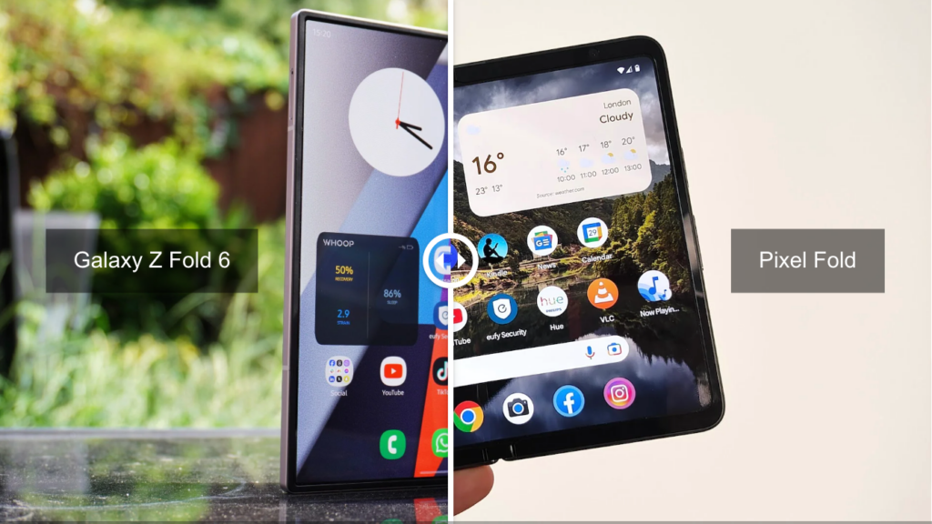 三星 Galaxy Z Fold 6 vs Google Pixel Fold：哪款折叠智能手机更值得入手？