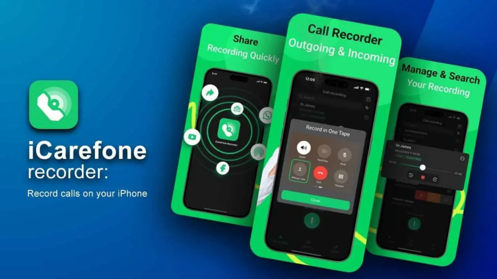 2024 年如何在 iPhone 上录音电话？iCareFone Recorder iOS 应用指南（支持 iOS 18）
