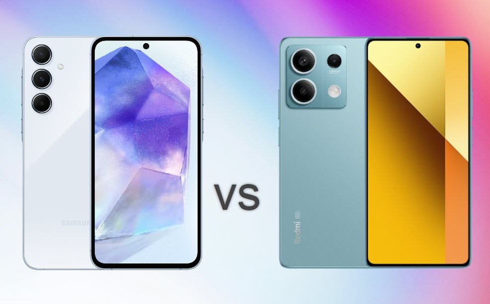 GALAXY A55 vs REDMI NOTE 13 5G，差异与比较，哪个更适合你？