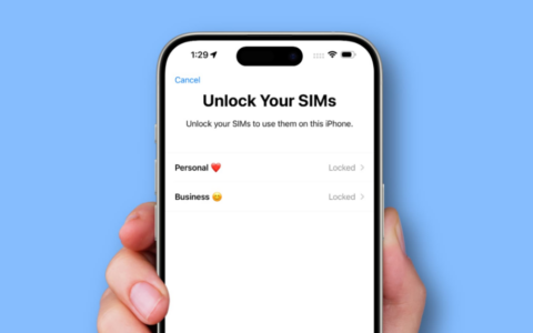 解决 iPhone 无法解锁 PIN 保护的 SIM 卡问题