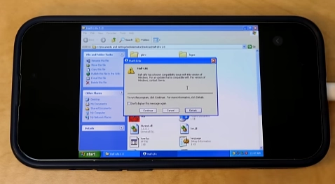 网友成功将 Windows XP 安装至 iPhone，可运行《半衰期 1》