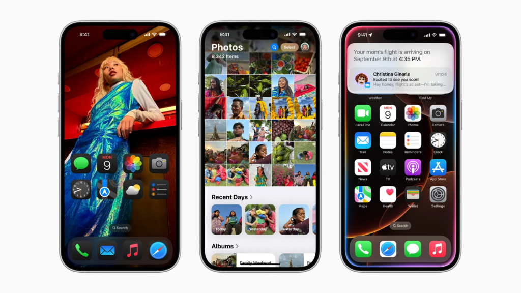 iOS 18 全新三大方式个性化你的 iPhone 主屏幕，打造独特风格